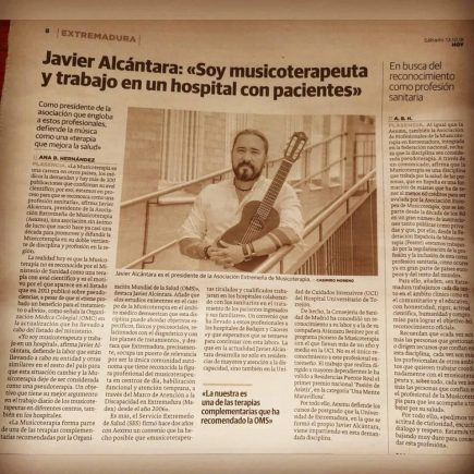 Javier Alcantara musicoterapia